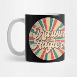 Circle Design Marvin Proud Name Birthday 70s 80s 90s Hagler Mug